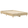 Stella Homewares Bed Frame No Mattress Sonoma Oak 135x190 cm Engineered Wood
