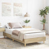 Stella Homewares Bed Frame No Mattress Sonoma Oak 90x190 cm Engineered Wood