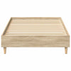 Stella Homewares Bed Frame No Mattress Sonoma Oak 90x190 cm Engineered Wood
