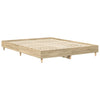 Stella Homewares Bed Frame No Mattress Sonoma Oak 150x200 cm Engineered Wood