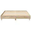 Stella Homewares Bed Frame No Mattress Sonoma Oak 150x200 cm Engineered Wood
