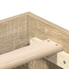 Stella Homewares Bed Frame without Mattress Sonoma Oak 180x200cm Engineered Wood