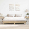 Stella Homewares Bed Frame without Mattress Sonoma Oak 180x200cm Engineered Wood