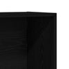 Stella Homewares Book Cabinet Black oak 36 x 30 x 143 cm Engineered Wood