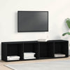 Stella Homewares Book Cabinet Black oak 36 x 30 x 143 cm Engineered Wood