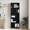 Stella Homewares Bookcase Black oak 60 x 24 x 176 cm Engineered wood