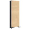 Stella Homewares Bookcase Black oak 60 x 24 x 176 cm Engineered wood