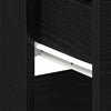 Stella Homewares Bedside Cabinet Black oak 40 x 35 x 65 cm Engineered wood