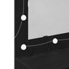 Stella Homewares Mirror Cabinet Black oak 90 x 31.5 x 62 cm Engineered Wood