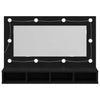 Stella Homewares Mirror Cabinet Black oak 90 x 31.5 x 62 cm Engineered Wood