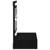 Stella Homewares Mirror Cabinet Black oak 90 x 31.5 x 62 cm Engineered Wood