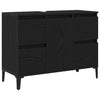 Stella Homewares Sink cabinet Black oak 80 x 33 x 60 cm Engineered Wood