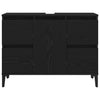 Stella Homewares Sink cabinet Black oak 80 x 33 x 60 cm Engineered Wood