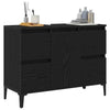 Stella Homewares Sink cabinet Black oak 80 x 33 x 60 cm Engineered Wood