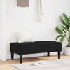 Stella Homewares Bench Black 113 x 57 x 39 cm Velvet