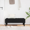 Stella Homewares Bench Black 113 x 57 x 39 cm Velvet