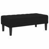 Stella Homewares Bench Black 113 x 57 x 39 cm Velvet
