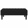 Stella Homewares Bench Black 113 x 57 x 39 cm Velvet