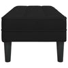 Stella Homewares Bench Black 113 x 57 x 39 cm Velvet