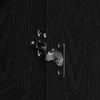 Stella Homewares Wardrobe Black Oak 80x51x180 cm Engineered Wood
