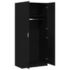 Stella Homewares Wardrobe Black Oak 80x51x180 cm Engineered Wood
