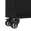 Stella Homewares Narrow Storage Trolley Black oak 48 x 13 x 68 cm
