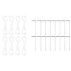 Stella Homewares Party Tent with 8 Sides - White - 4x4m PE