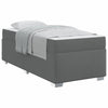 Stella Homewares Bed Frame Other Dark grey 90 x 190 cm Fabric