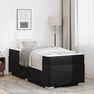 Stella Homewares Bed Frame Other Black 90 x 190 cm Faux leather
