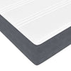 Stella Homewares Bed Frame with Mattress Other Dark grey 90 x 190 cm Velvet