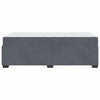 Stella Homewares Bed Frame with Mattress Other Dark grey 90 x 190 cm Velvet