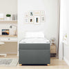 Stella Homewares Bed Frame with Mattress Other Dark grey 90 x 190 cm Fabric
