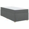 Stella Homewares Bed Frame with Mattress Other Dark grey 90 x 190 cm Fabric
