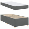 Stella Homewares Bed Frame with Mattress Other Dark grey 90 x 190 cm Fabric