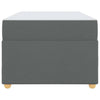 Stella Homewares Bed Frame with Mattress Other Dark grey 90 x 190 cm Fabric