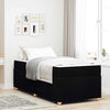 Stella Homewares Bed Frame with Mattress Other Black 90 x 190 cm Fabric