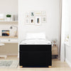 Stella Homewares Bed Frame with Mattress Other Black 90 x 190 cm Fabric