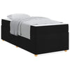 Stella Homewares Bed Frame with Mattress Other Black 90 x 190 cm Fabric