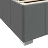 Stella Homewares Bed Frame Dark grey 90 x 190 cm Fabric