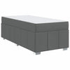 Stella Homewares Bed Frame Dark grey 90 x 190 cm Fabric