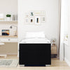 Stella Homewares Bed Frame Black 90 x 190 cm Fabric