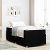Stella Homewares Bed Frame Other Black 90 x 190 cm Fabric