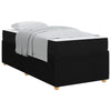 Stella Homewares Bed Frame Other Black 90 x 190 cm Fabric
