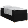 Stella Homewares Bed Frame Other Black 90 x 190 cm Fabric