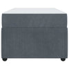 Stella Homewares Bed Frame with Mattress Other Dark grey 90 x 190 cm Velvet
