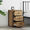 Stella Homewares Bedside Cabinet with Drawer Artisan oak 40 x 36 x 60 cm