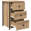 Stella Homewares Bedside Cabinet with Drawer Artisan oak 40 x 36 x 60 cm
