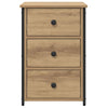 Stella Homewares Bedside Cabinet with Drawer Artisan oak 40 x 36 x 60 cm