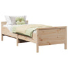 Stella Homewares Extendable Bed Frame for Kids Other Brown 80 x 130 / 165 / 200 cm