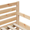 Stella Homewares Extendable Bed Frame for Kids Other Brown 80 x 130 / 165 / 200 cm